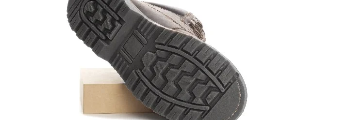 Brauner Stiefel Sohle